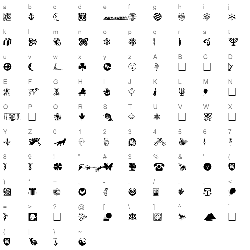 daod_ Character Map