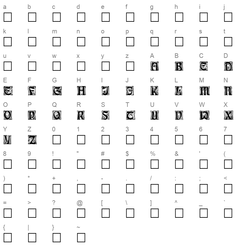 iab__ Character Map