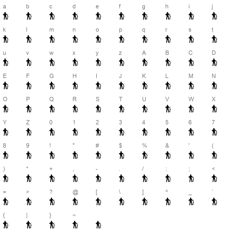 MILITARY Character Map