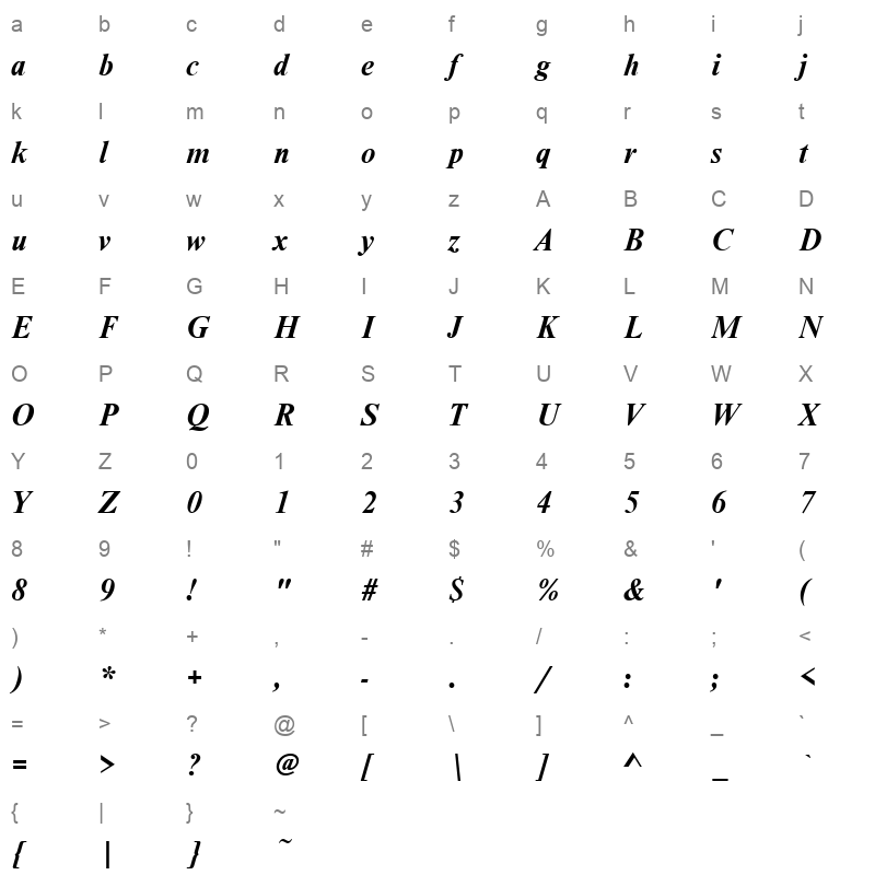 ng20024d Character Map
