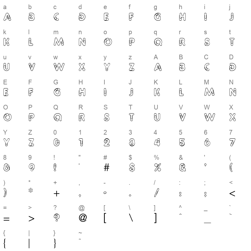 pipelinn Character Map