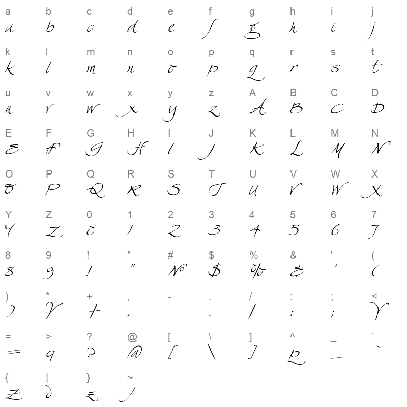 Swan_Song_0 Character Map