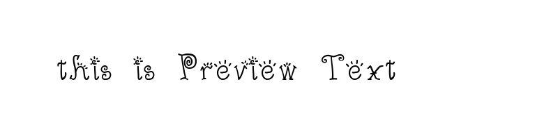 font preview of ABCALEGR_1
