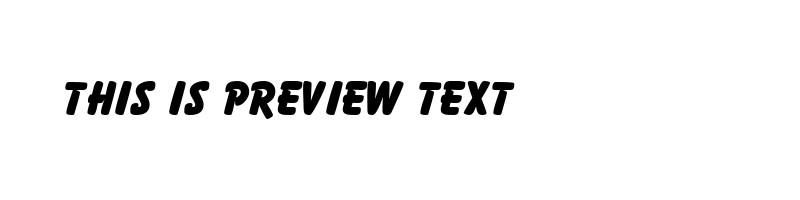 font preview of ACTICS