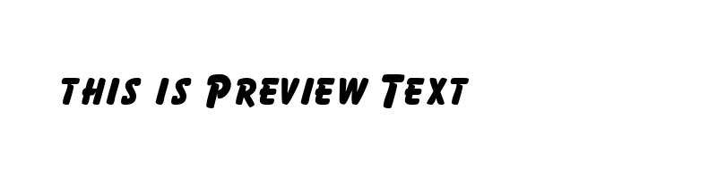 font preview of ACTICSB