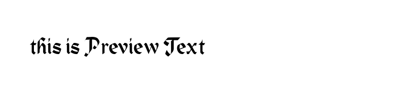 font preview of ALPINE