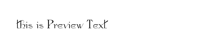 font preview of ANGLICAN