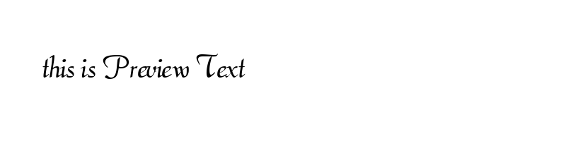 font preview of ARIASS