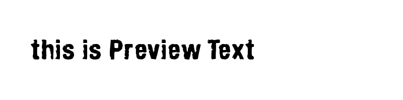 font preview of ARMYC