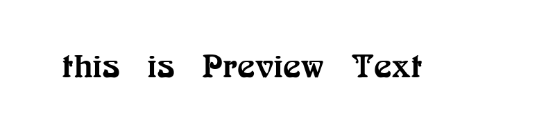 font preview of ARNOLDBO
