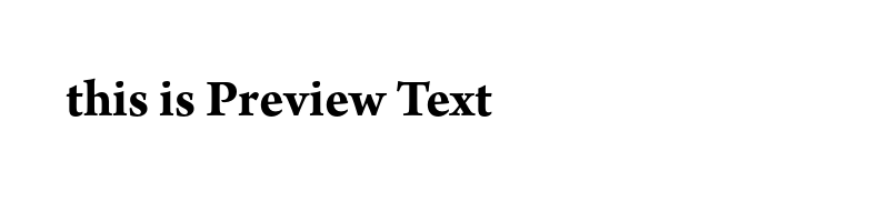 font preview of ArnoPro-Bold