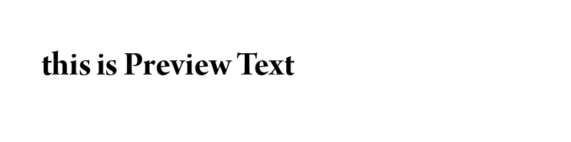 font preview of ArnoPro-BoldDisplay