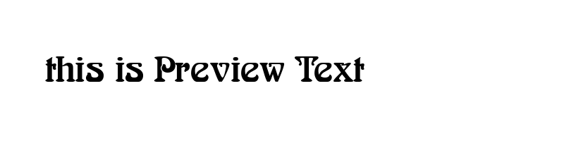 font preview of ARTDS