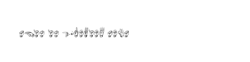 font preview of ASLSSK