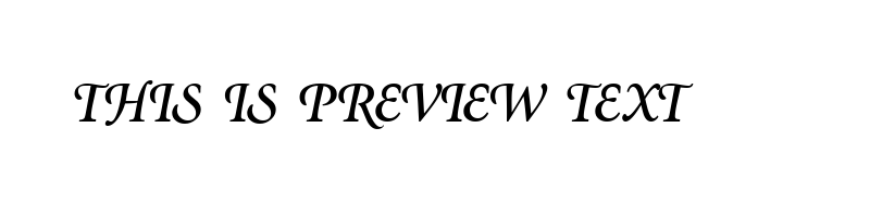 font preview of ATLASCSB