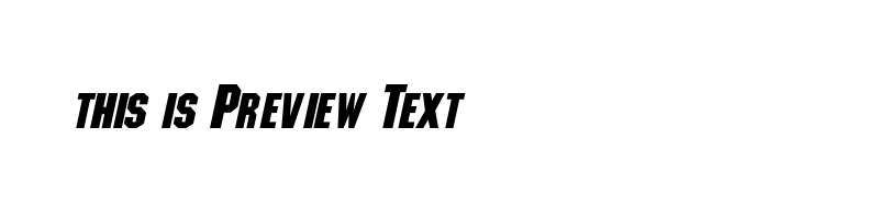 font preview of ATLASSI