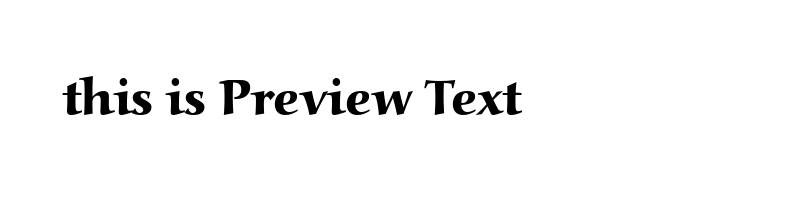 font preview of aucoin eb