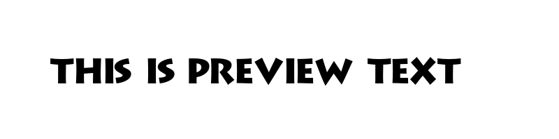 font preview of AUSTBLCS