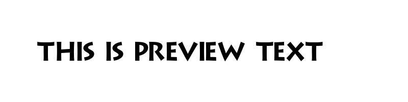 font preview of AUSTCSB