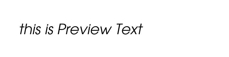 font preview of avgr46w