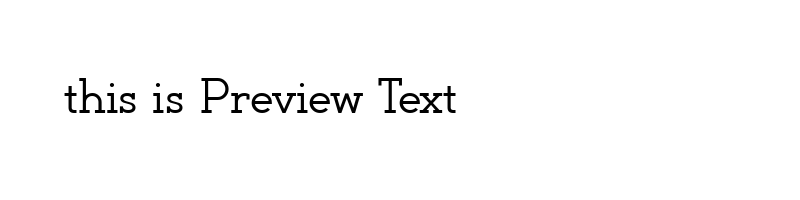 font preview of Backse