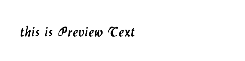 font preview of BALTH