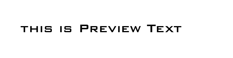 font preview of BankGthd