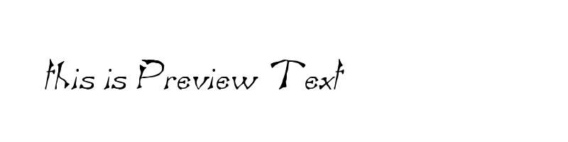 font preview of BARTI