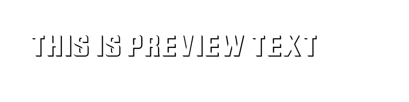 font preview of BAS_RELI