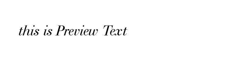 font preview of Baubodi