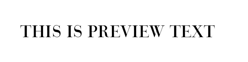 font preview of baubodti