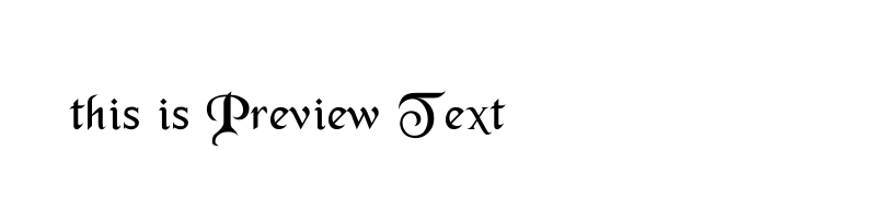 font preview of bdmerced