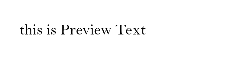 font preview of BELL_1