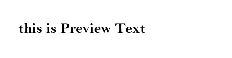 font preview of BELLB_1