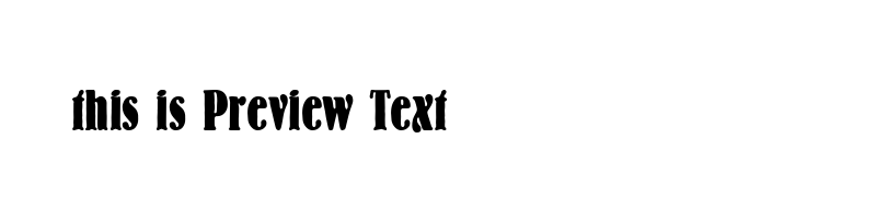 font preview of bern