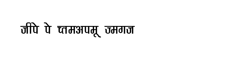 font preview of BF224HIN
