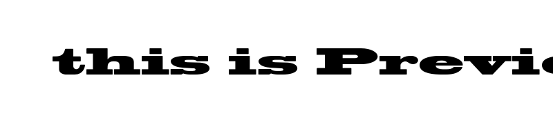 font preview of BlackoakStd