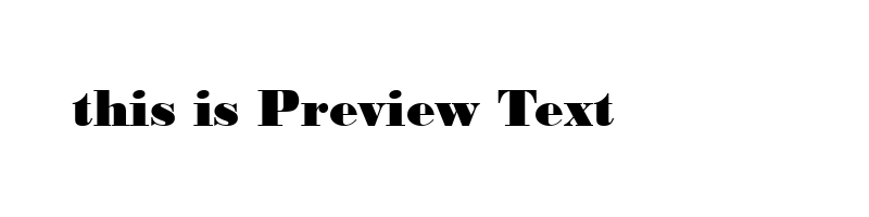 font preview of BOD_BLAR_1