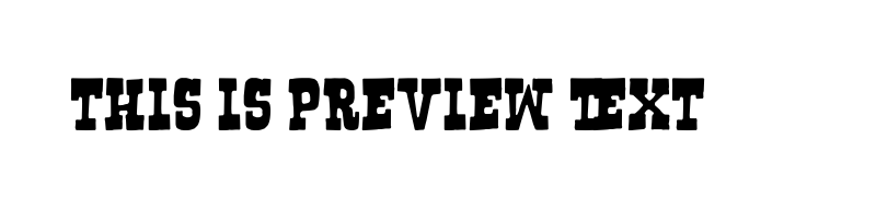 font preview of BOGUS