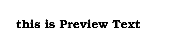font preview of bokr75w
