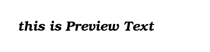 font preview of bokr76w
