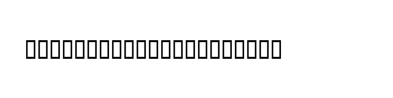 font preview of BOSDSH