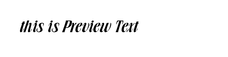 font preview of brochurn