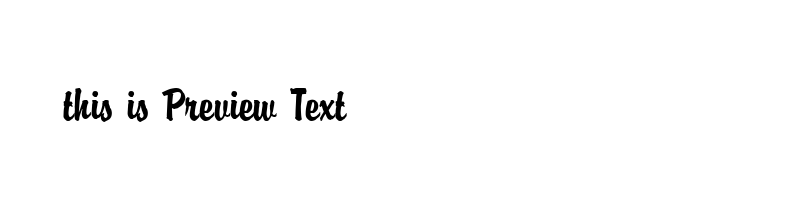 font preview of brodyn