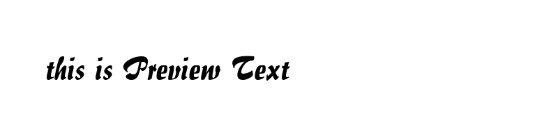font preview of BRSHFLR