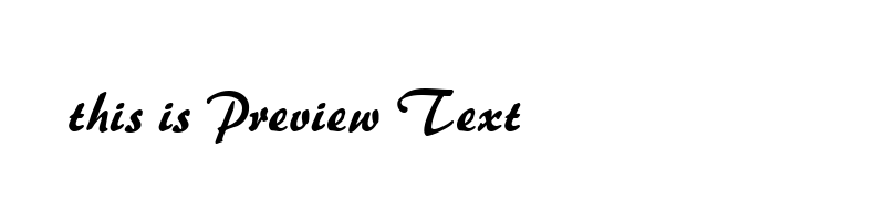 font preview of brus445n_1