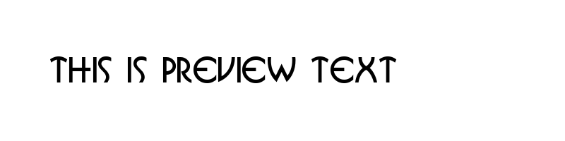 font preview of BUSINK