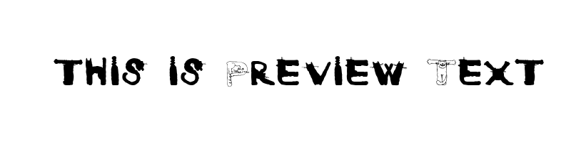 font preview of CACSH