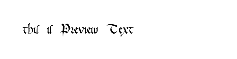 font preview of CADEAULX