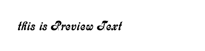 font preview of Cali_1